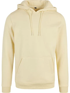 Build your Brand BY 011 Mikina s kapucňou z hrubej bavlny 56.0011 soft yellow
