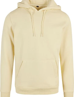 Build your Brand BY 011 Mikina s kapucňou z hrubej bavlny 56.0011 soft yellow
