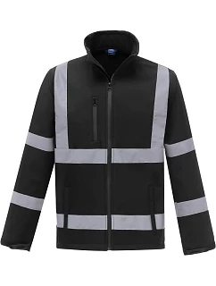 09 HiVis softshellová bunda black model 22501931 - Yoko