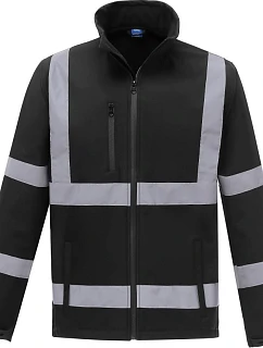 09 HiVis softshellová bunda black model 22501931 - Yoko