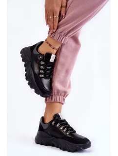 Dámské Tenisky na platformě model 21603155 černe - Cross Jeans