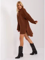 Šaty DHJ SK 13938.02P hnedá