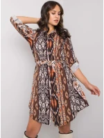 Šaty WN SK model 16327442 černá a béžová - FPrice