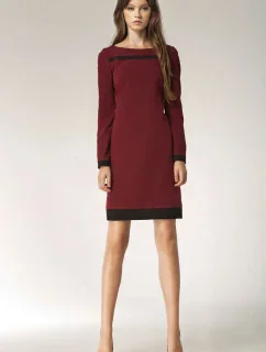 America s40 bordové šaty - Nife