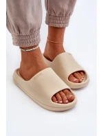 Ľahké dámske papuče Big Star Beige