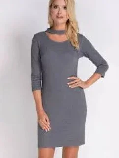 Dámske šaty SU-1133 šedé - Avaro