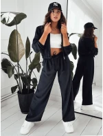 Dámské kalhoty se širokými nohavicemi black Dstreet model 21972567 - FashionStreet