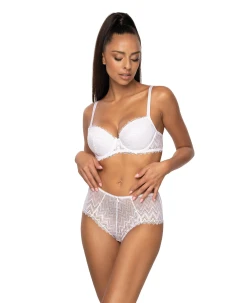 Matné nohavičky F-3802/52 Elif White S-XL