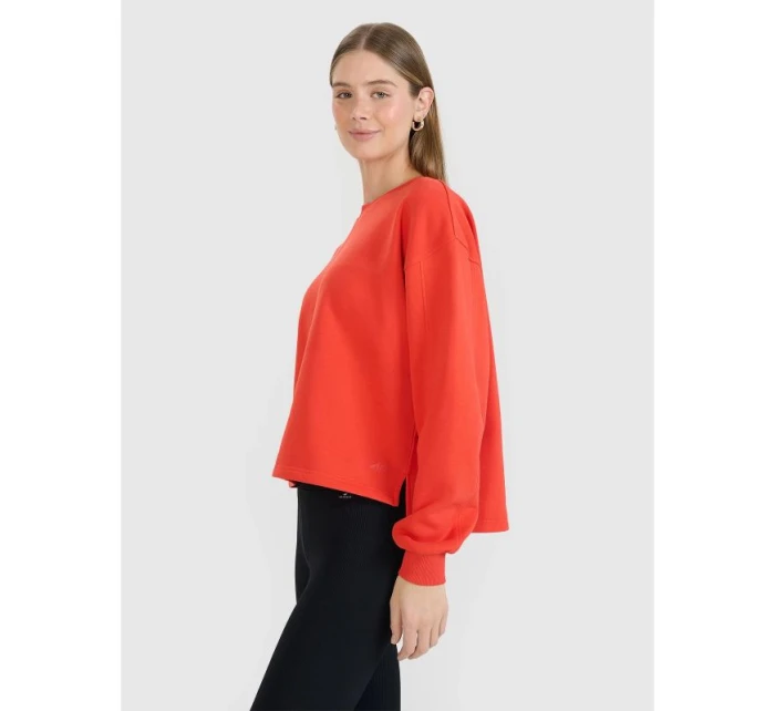 Dámska mikina 4F 4FWSS25TSWSF1543-62S oversize bez kapucne