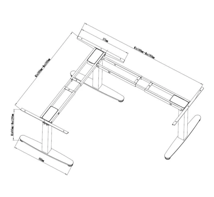 ve tvaru L s 150 kg model 21762101 - EQUIP