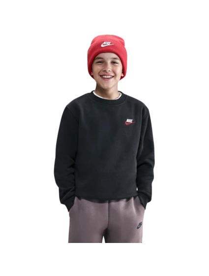 Detská mikina Nike Sportswear Club Fleece Black FD3006 012