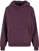 BY 289 Dámská oversize mikina s kapucí "Fluffy" model 22451636 plum purple - Build your Brand BY 289 Dámská oversize mikina s kapucí "Fluffy" model 22451636 plum purple - Build your Brand