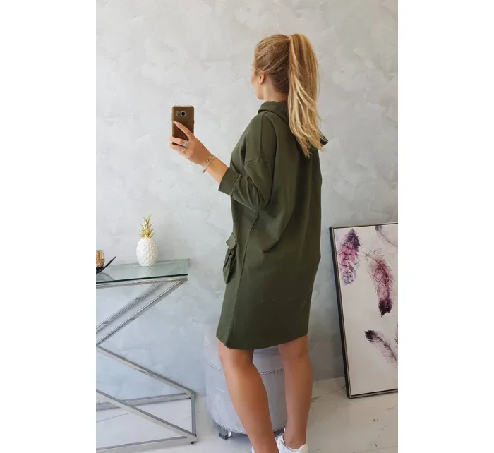 model 18748982 šaty s kapucí - K-Fashion