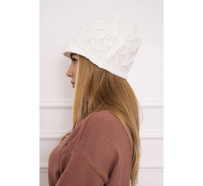 Roma Bis fleecová čiapka K235 biela