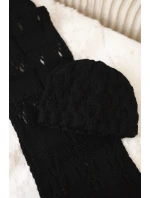 Dámská souprava s šátkem Amelia model 18751581 černá - K-Fashion Dámská souprava s šátkem Amelia model 18751581 černá - K-Fashion