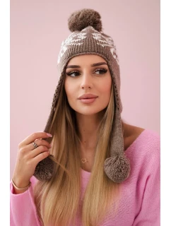 Dámske náušnice Balbina K381 cappuccino