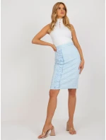 Spódnica LK SD model 18625164 jasny niebieski - FPrice