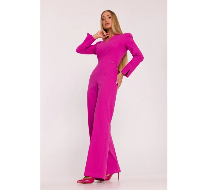 M883 Džínsový overal - ružový