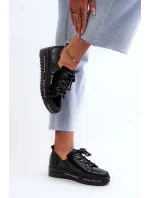 Dámské polobotky / Černá model 21165775 - S.Barski Dámské polobotky / Černá model 21165775 - S.Barski