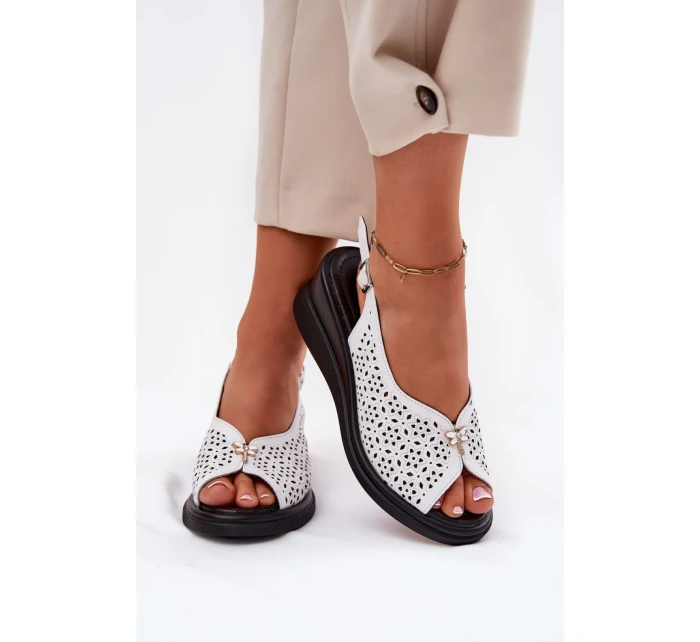 Model topánok na podpätku 213013 Krok v štýle