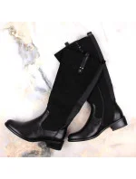 Jezzi W JEZ410A čierne zateplené čižmy