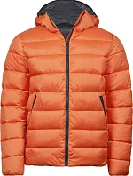 Tee Jays TJ 9646 Ľahká pánska prešívaná bunda s kapucňou 18.9646 dusty orange