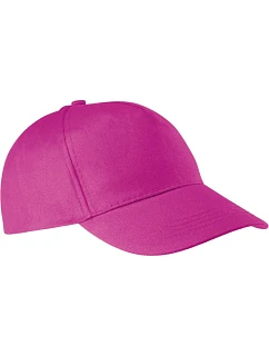 K-up KP 116 5-panelová čiapka s kšiltom 20.0116 fuchsiová