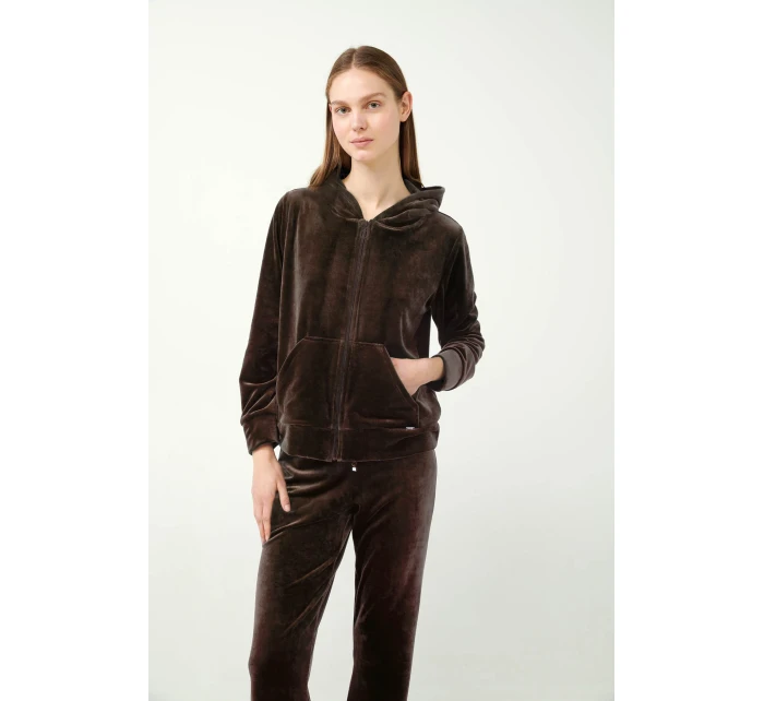 Vamp - Zamatová tepláková súprava s kapucňou 21162 - Vamp