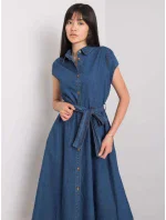 Šaty RO SK model 15509498 tmavě modrá - FPrice Šaty RO SK model 15509498 tmavě modrá - FPrice