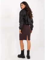 Sukňa RV SD 4793 1.32 tmavohnedá