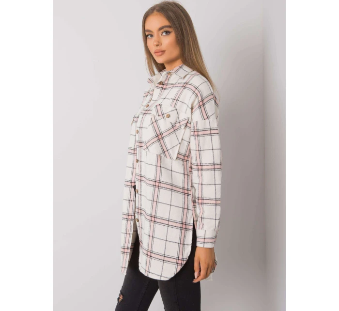 Košeľa TO KS 0810 3.32 biela ružová Košeľa TO KS 0810 3.32 biela ružová