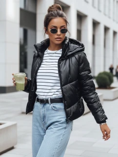 Dámska prešívaná bunda LOLAROSE black FashionStreet TY3684