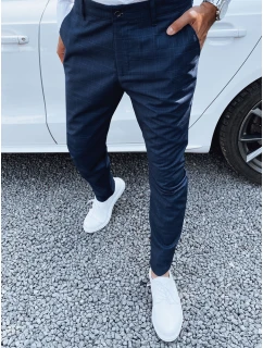 Pánské tmavě modré chinos kalhoty model 21977248 - Dstreet