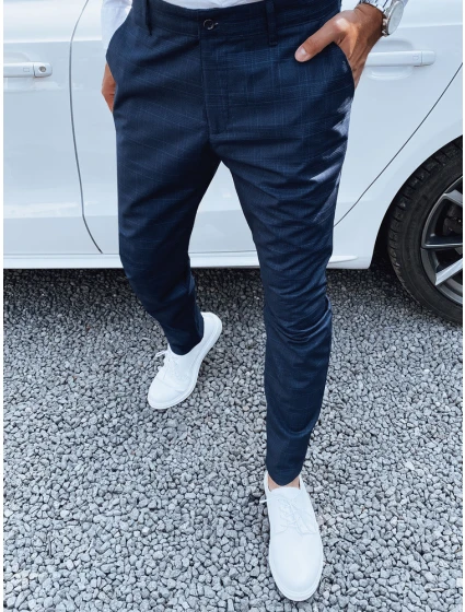 Pánské tmavě modré chinos kalhoty model 21977248 - Dstreet