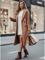 Dámské velbloudí kozačky na podpatku Dstreet model 21994931 - FashionStreet