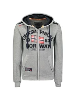 Pánská mikina s kapucí Flag DB MEN šedá model 22306441 - Geographical Norway Pánská mikina s kapucí Flag DB MEN šedá model 22306441 - Geographical Norway