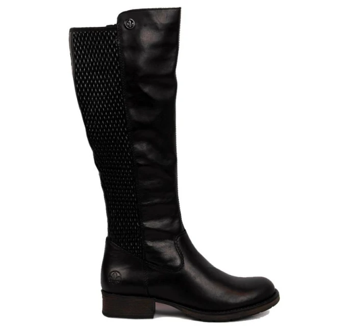 Kožené boty Rieker W model 21891294 černá - Inny