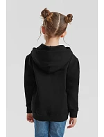 Fruit of the Loom Classic Kids Hooded Sweat Detská mikina s kapucňou 16.2043 čierna Fruit of the Loom Classic Kids Hooded Sweat Detská mikina s kapucňou 16.2043 čierna