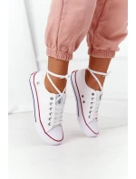 Damskie Trampki Big Star Gumowy Nosek Białe DD274336