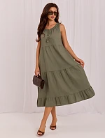 Šaty IT SK A7153FLN.28 v barvě khaki