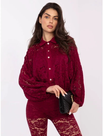 MI KS košeľa C239.78 bordová