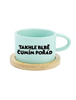 Som taká zlá, že sa na to pozerám - mätový pohár makrónky 200 ml