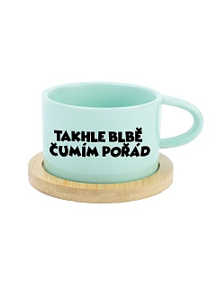 Som taká zlá, že sa na to pozerám - mätový pohár makrónky 200 ml