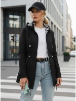 Kurtka damska parka z kapturem czarna model 22007636 - FashionStreet