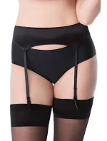 Podvazkový pás model 17050550 black - Julimex Podvazkový pás model 17050550 black - Julimex