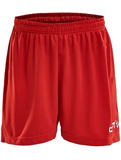 Craft Teamwear Squad Go Short Solid Jr Detské športové šortky 82.5586 jasne červené