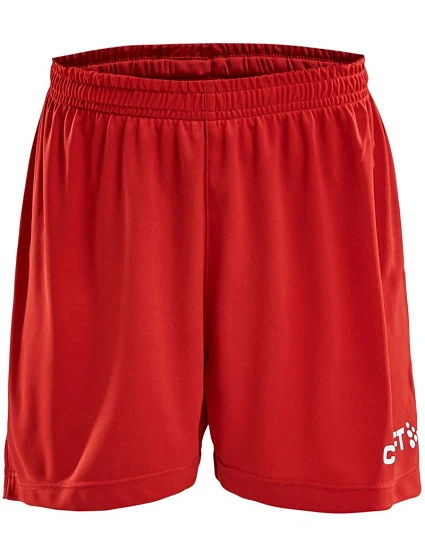 Craft Teamwear Squad Go Short Solid Jr Detské športové šortky 82.5586 jasne červené Craft Teamwear Squad Go Short Solid Jr Detské športové šortky 82.5586 jasne červené