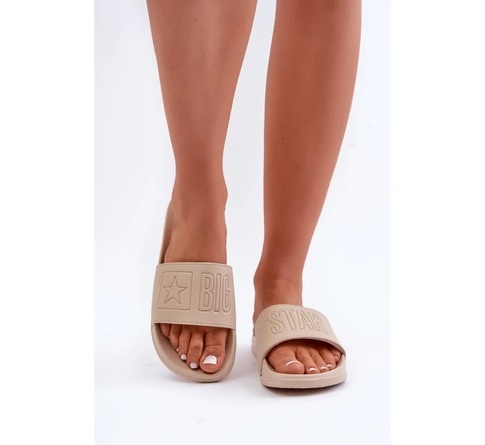 Pěnové Dámské Pantofle Big Star model 21676330 Béžové - Big Star Shoes