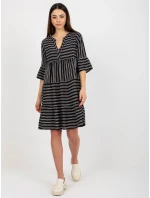 Dámske šaty D73771M30214H čierne - FPrice