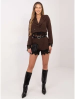 Szorty IT SN model 21799728 ciemny brązowy - FPrice